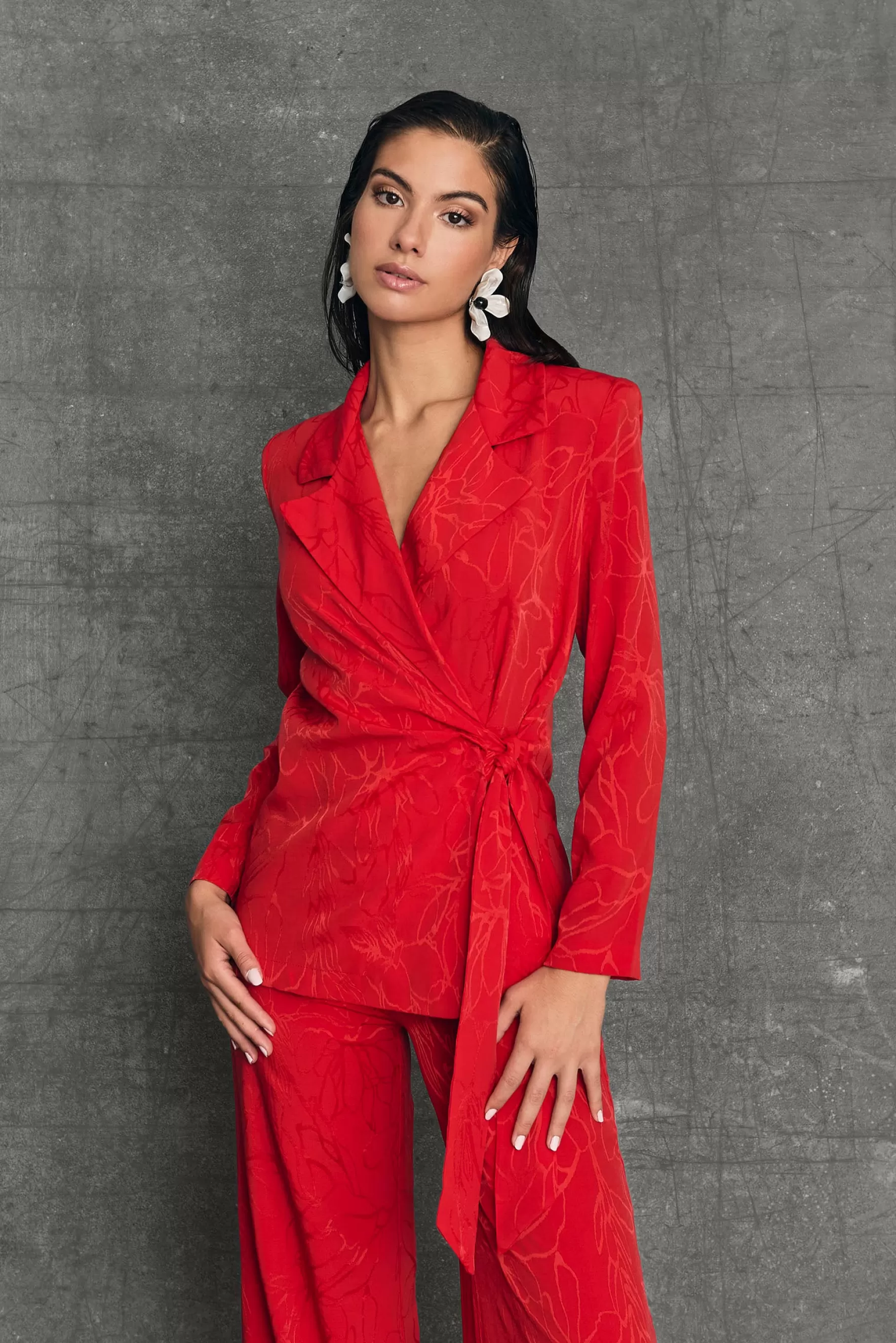 Miphai Blazer fluida Brighton Roja New