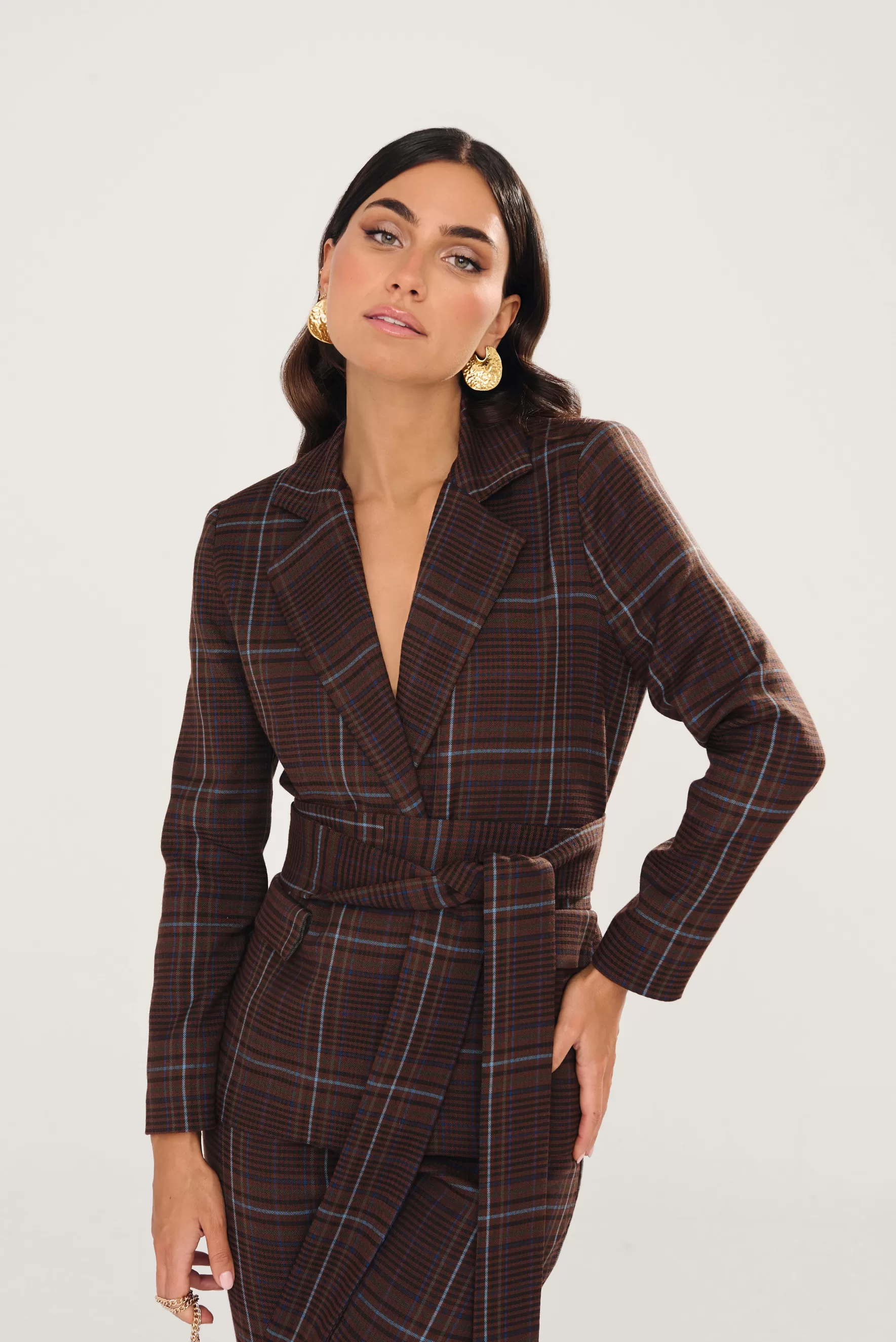 Miphai Blazer Oxford Marron Online