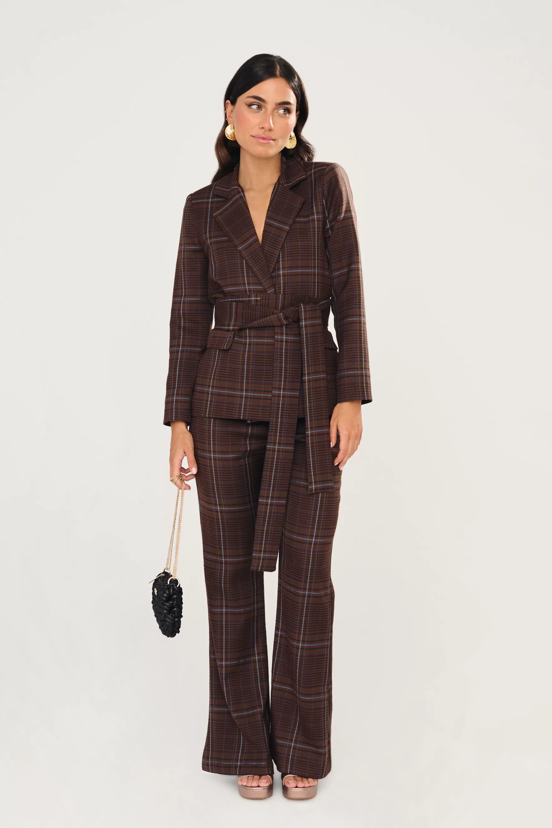 Miphai Blazer Oxford Marron Online