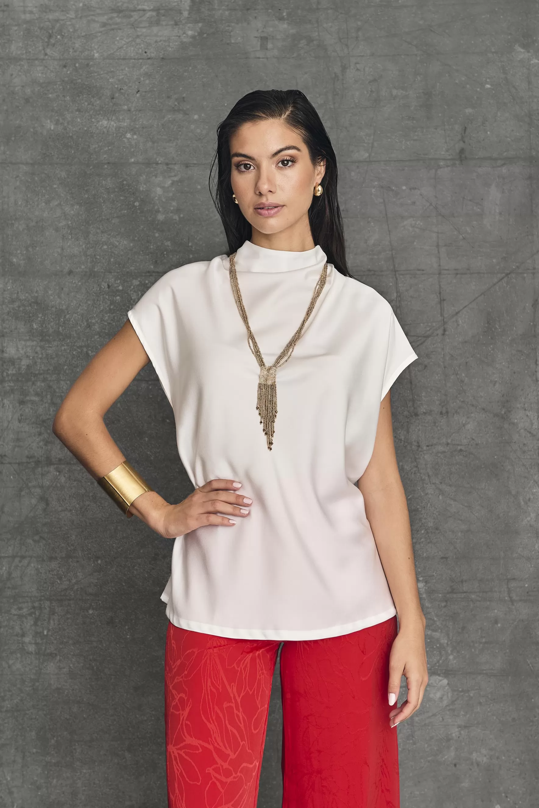 Miphai Blusa Carol Crudo Best Sale
