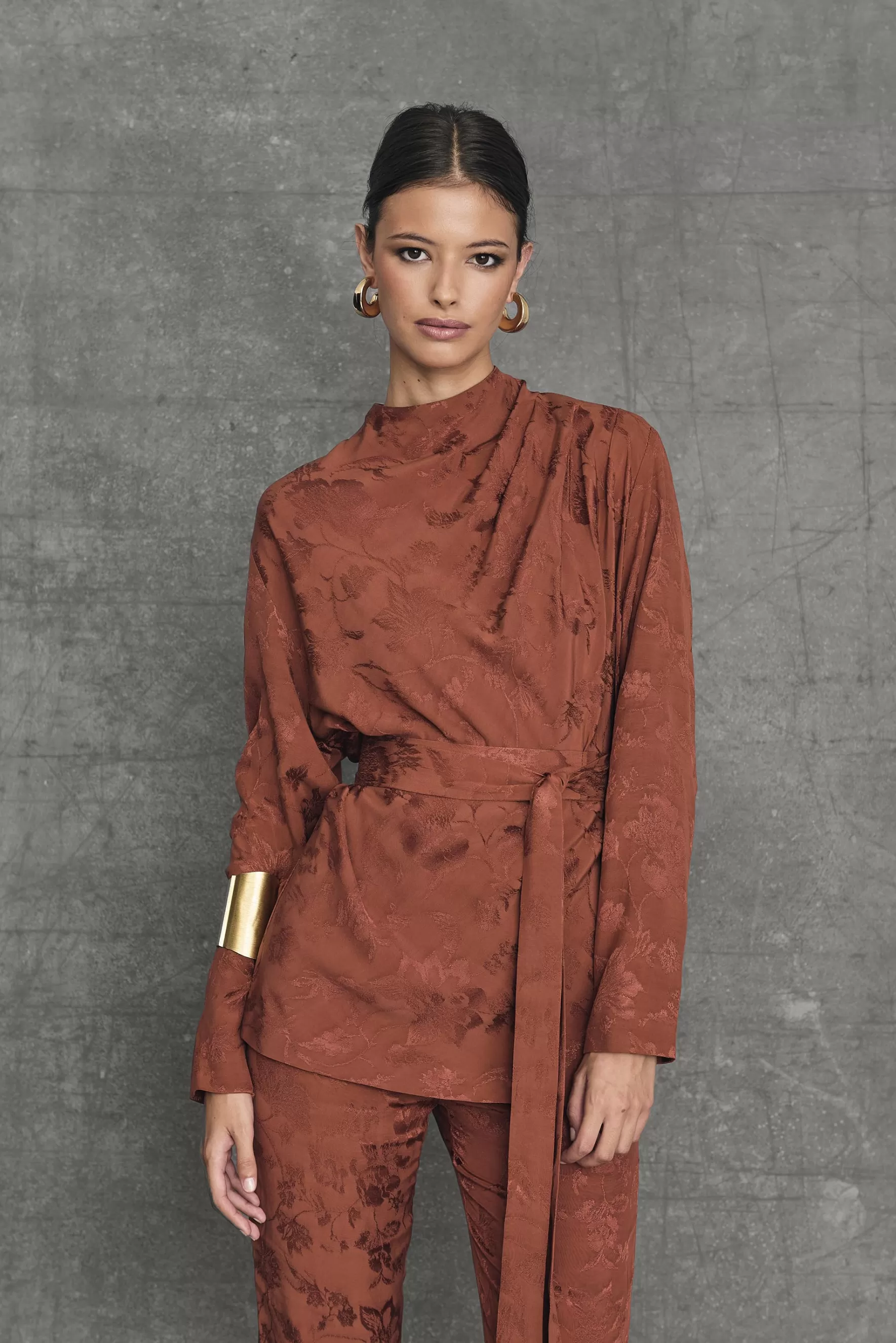 Miphai Blusa Chelsea Terracota Discount