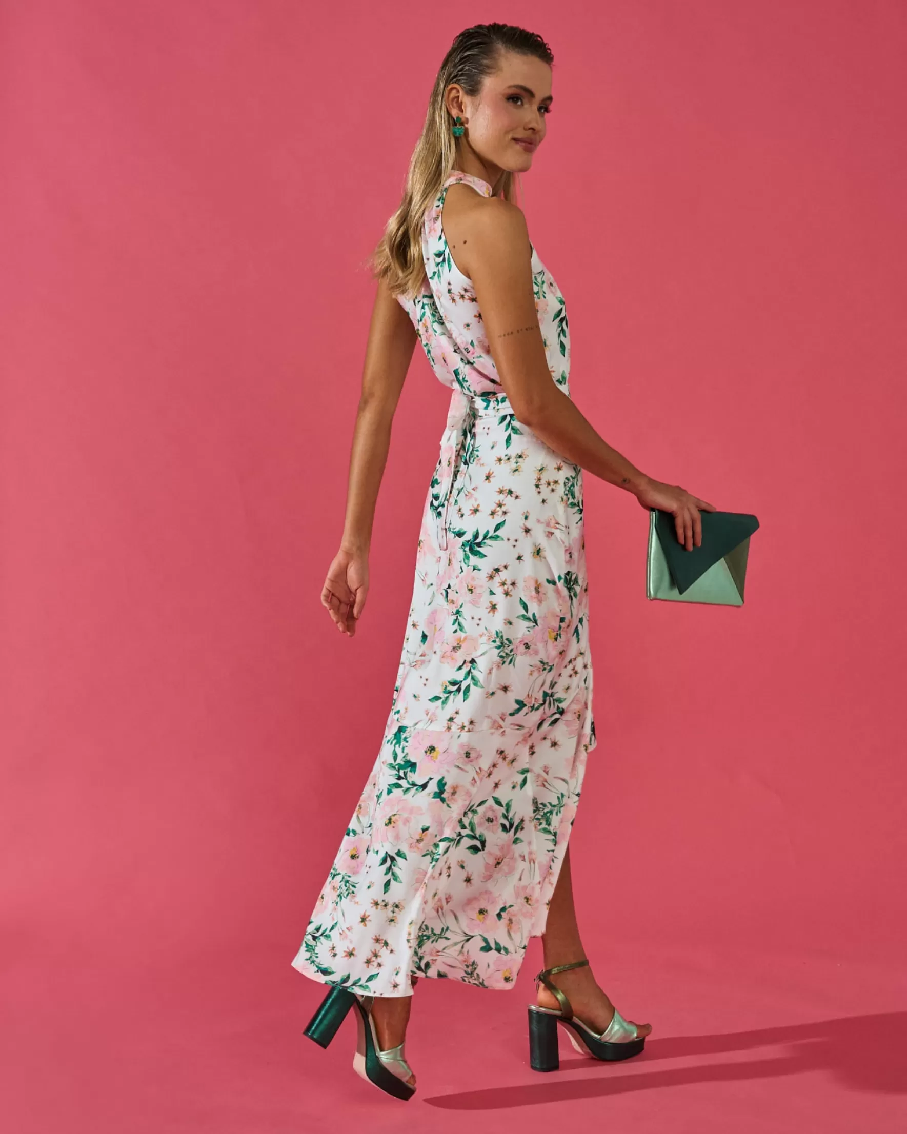 Miphai Blusa Elsa Estampado Floral Blanco Sale