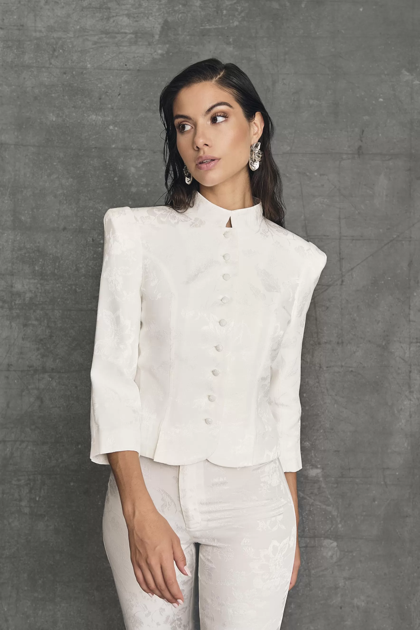 Miphai Chaqueta Chelsea Blanca Clearance