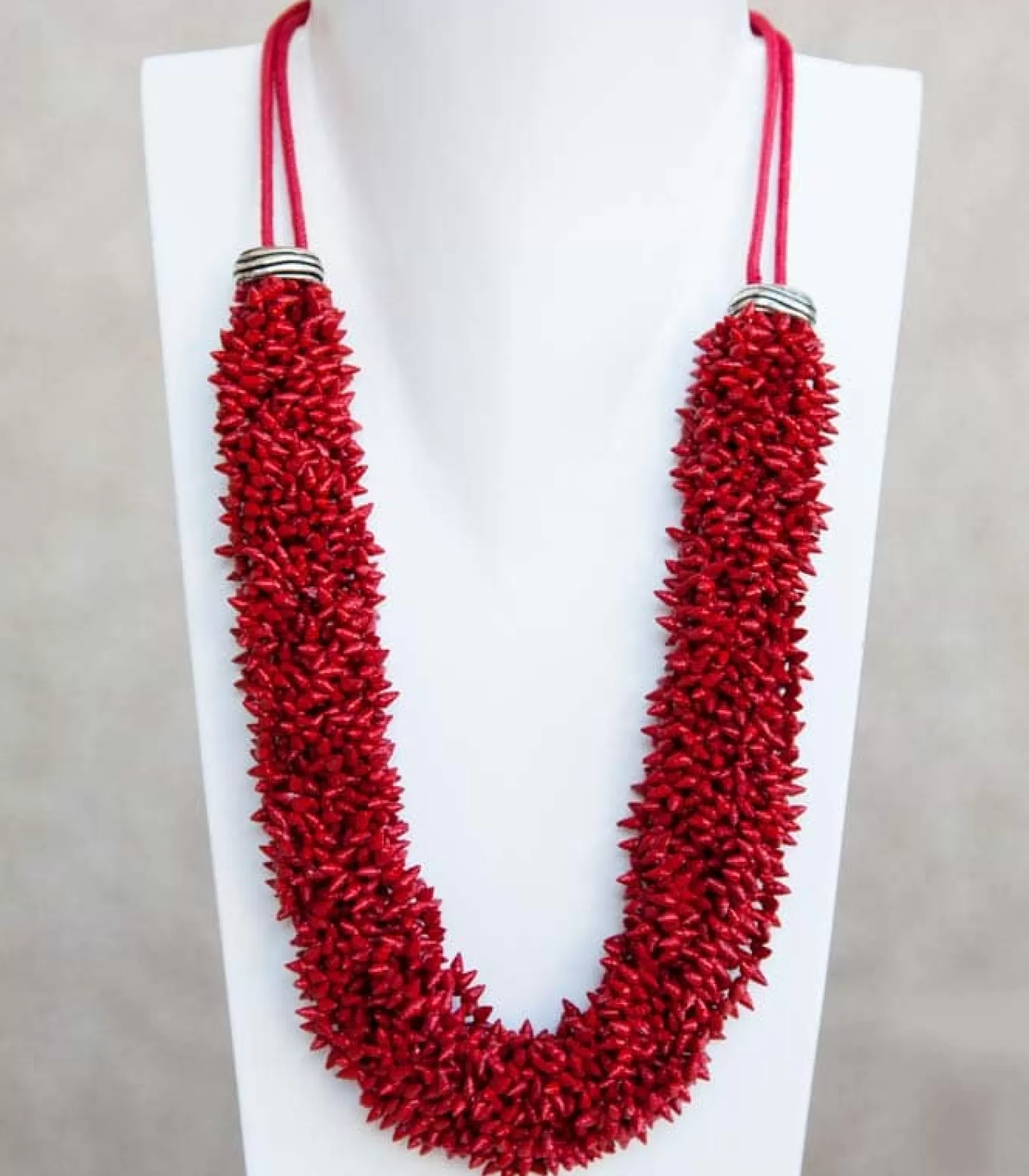 Miphai Collar Vermello Rojo Corto Outlet