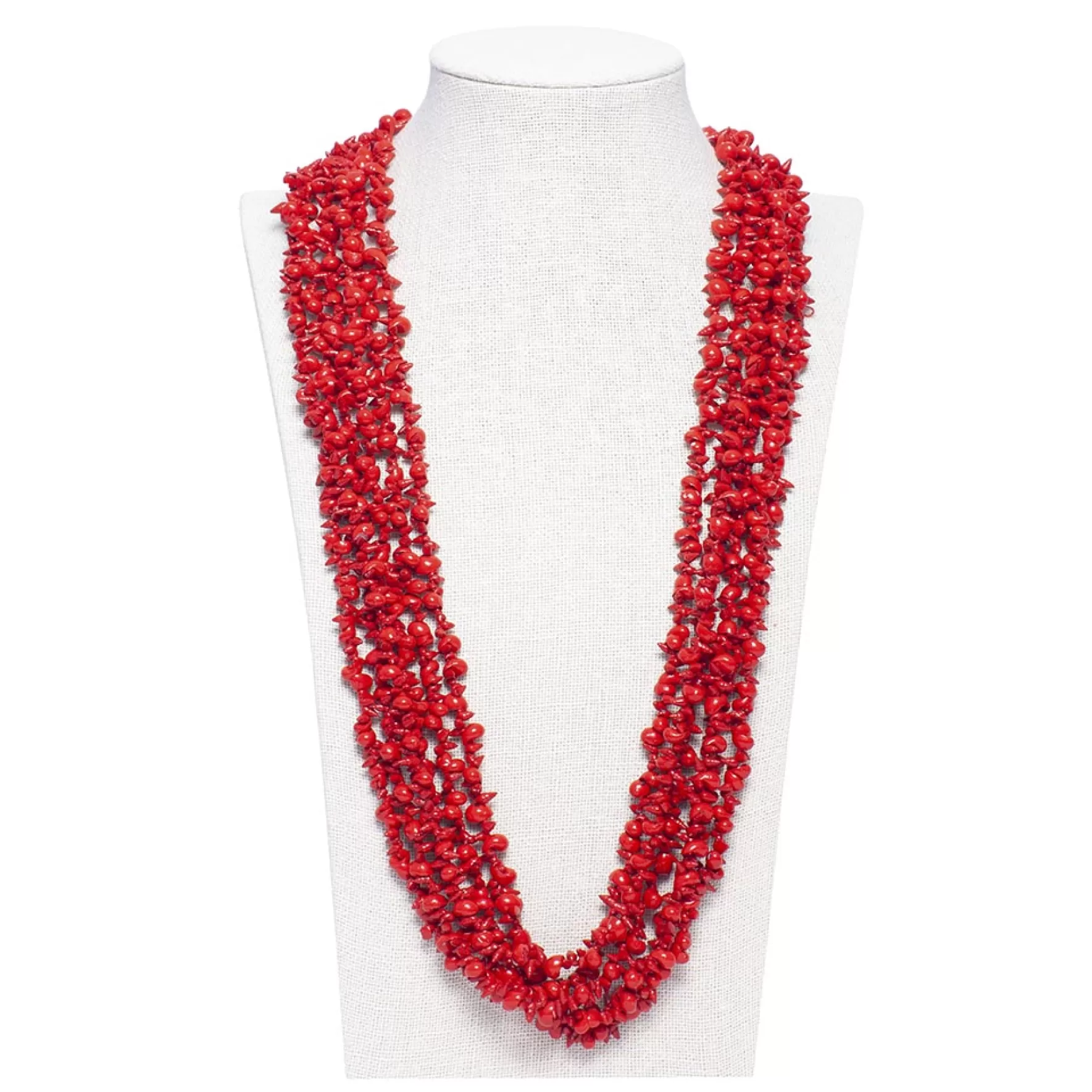 Miphai Collar Vermello Rojo Largo Clearance
