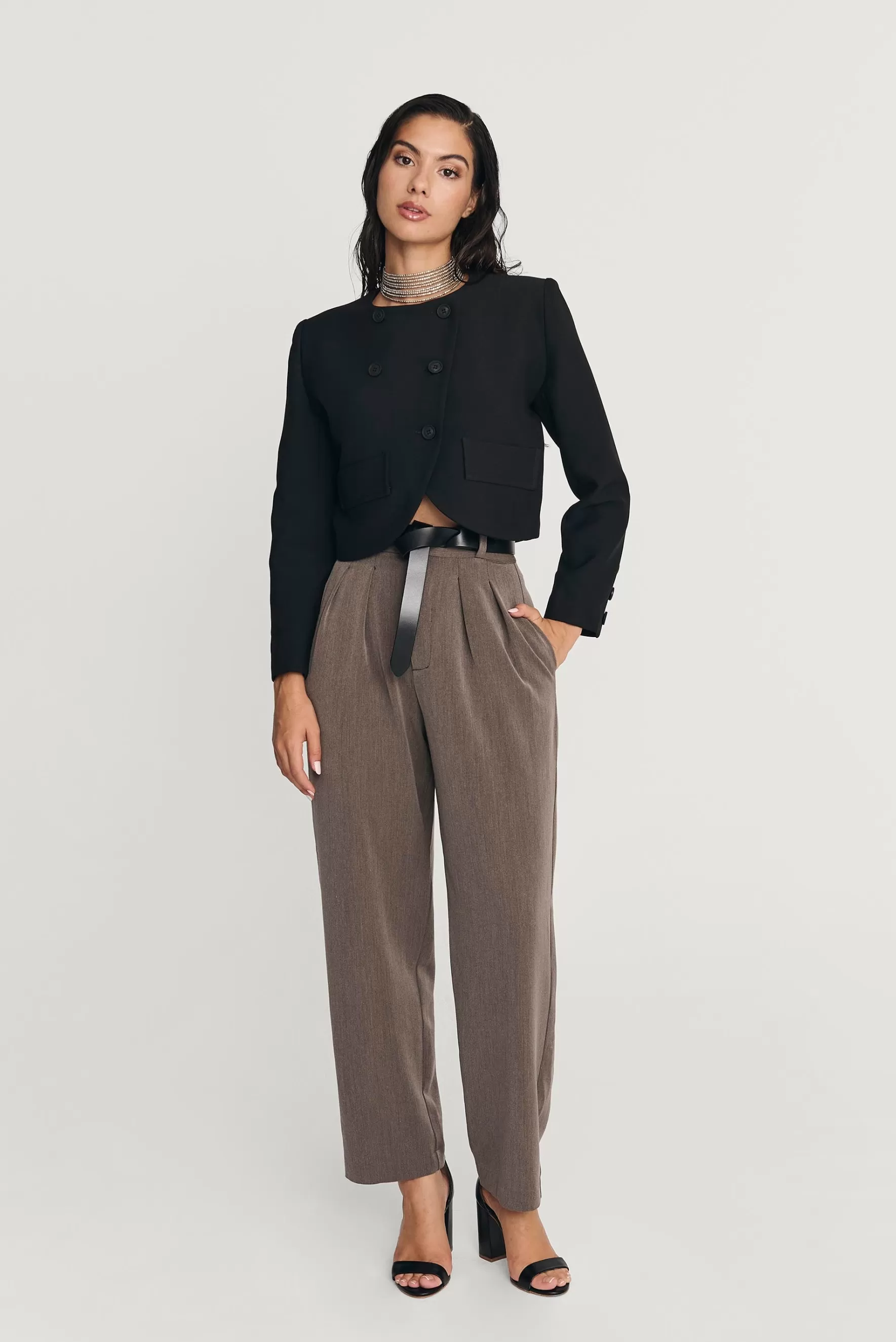Miphai Pantalón Camden Gris Best Sale