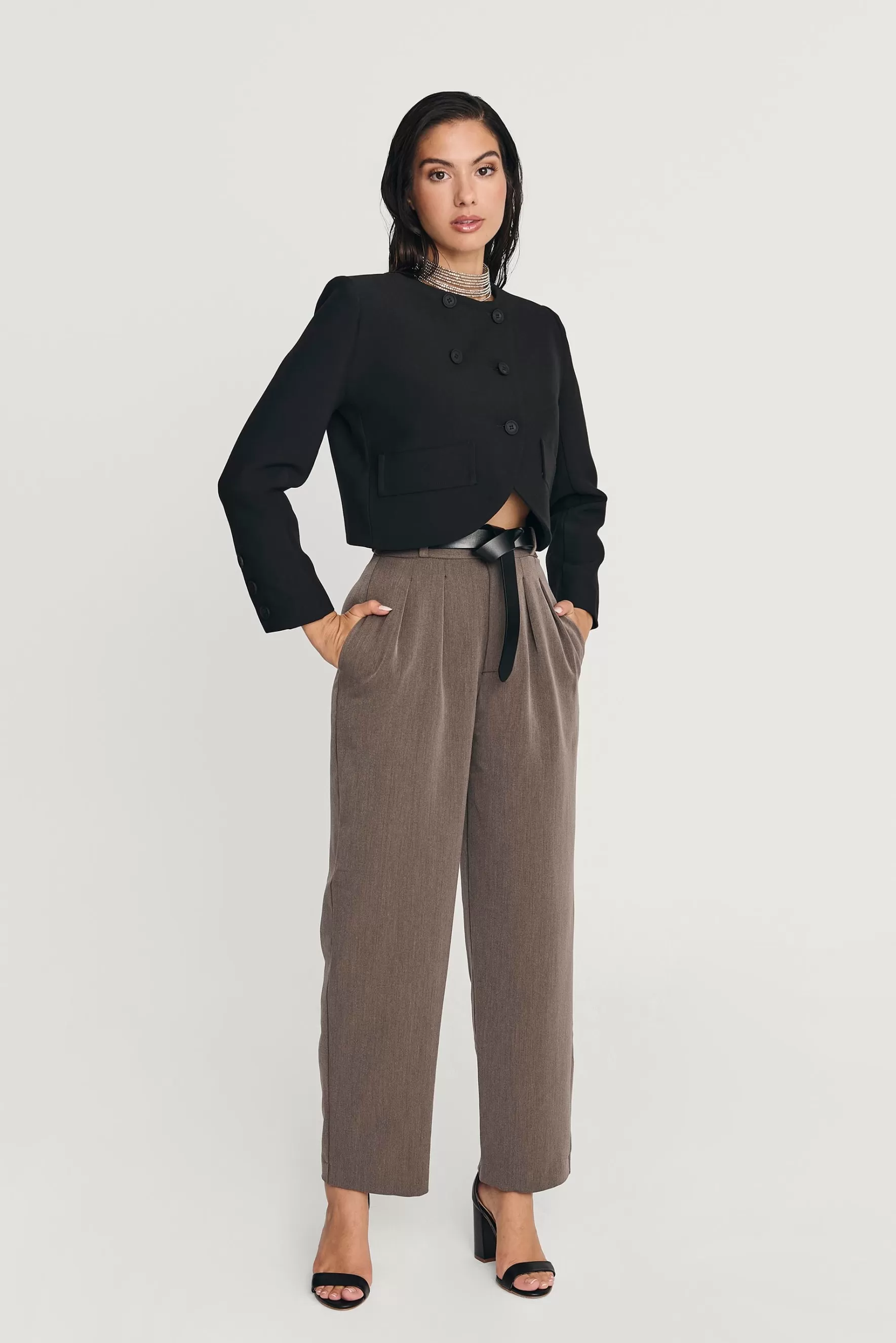 Miphai Pantalón Camden Gris Best Sale