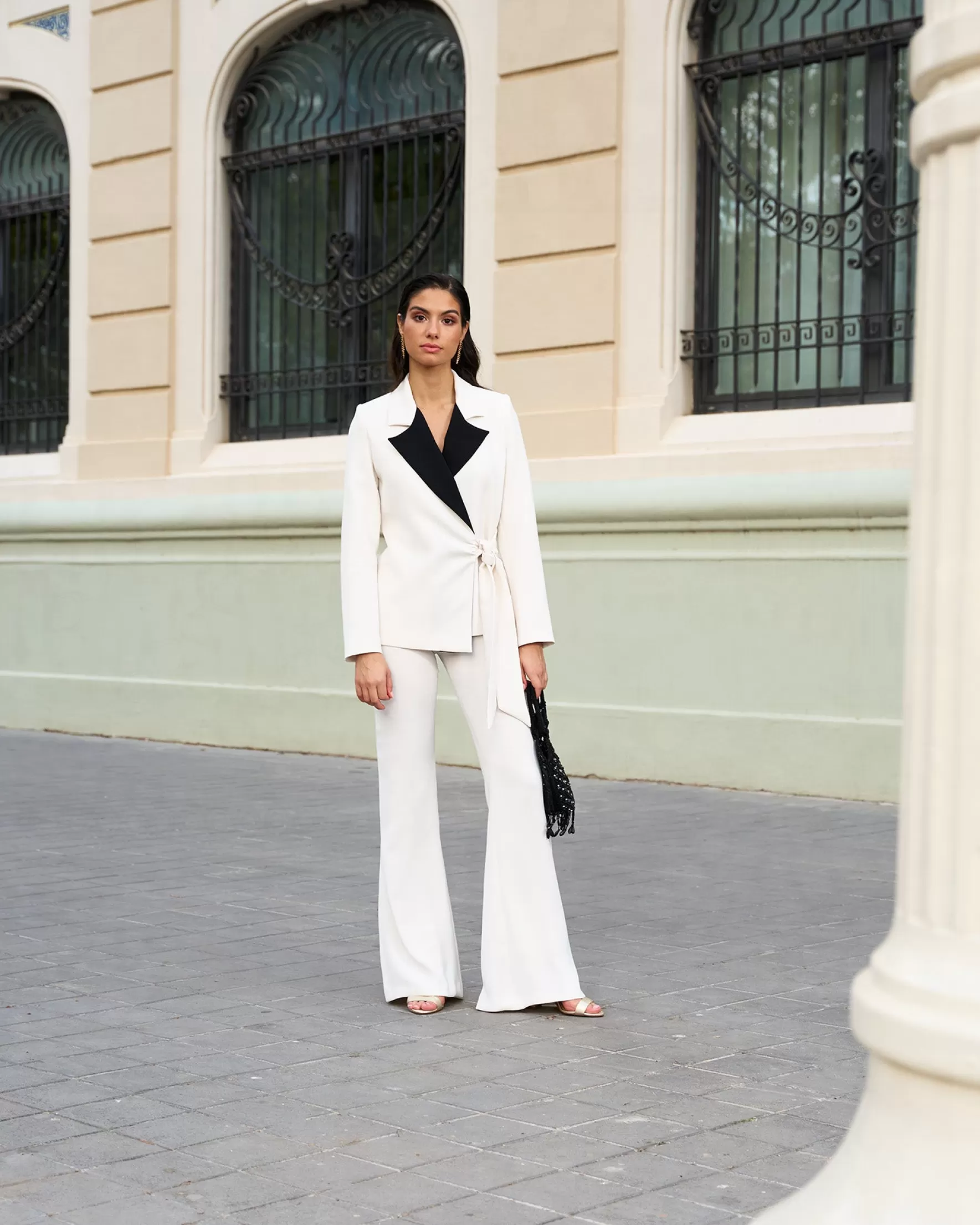 Miphai Pantalón Serena Blanco Cheap