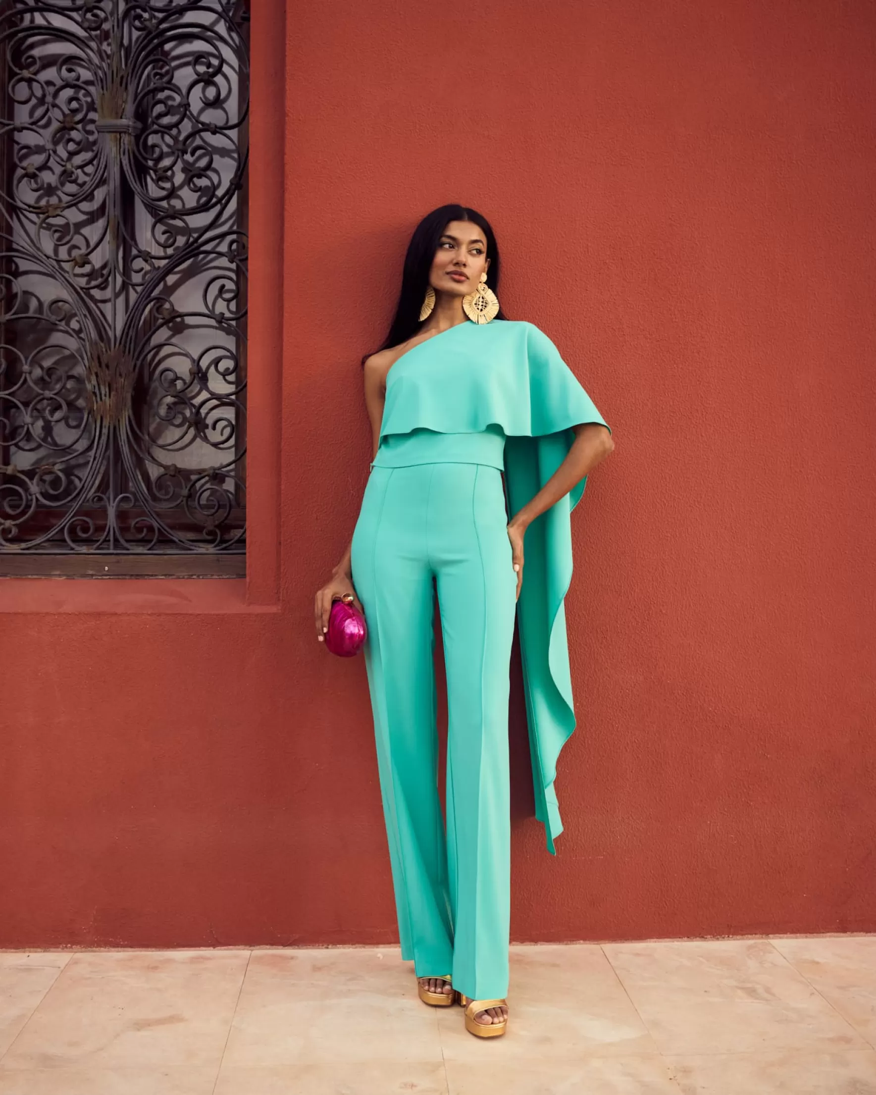 Miphai Pantalón Thai Verde Tiffany Sale