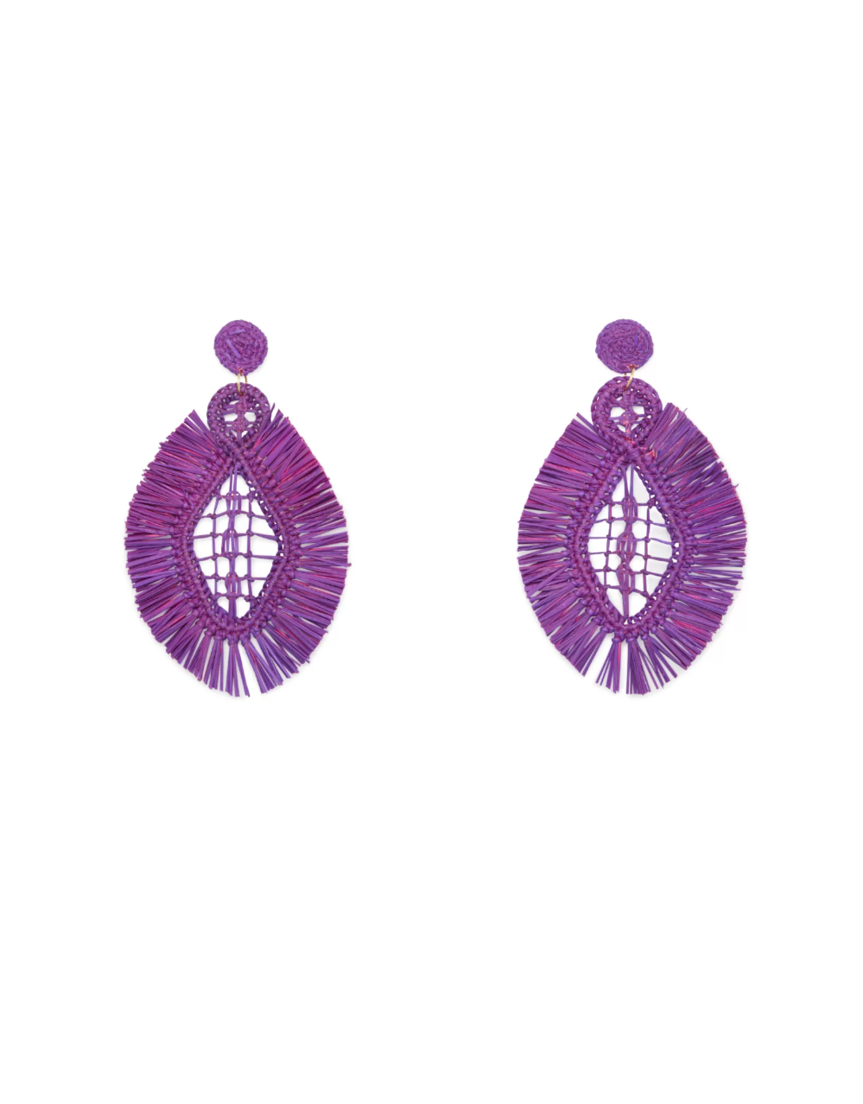 Miphai Pendiente Palma Manizales Morado Flash Sale