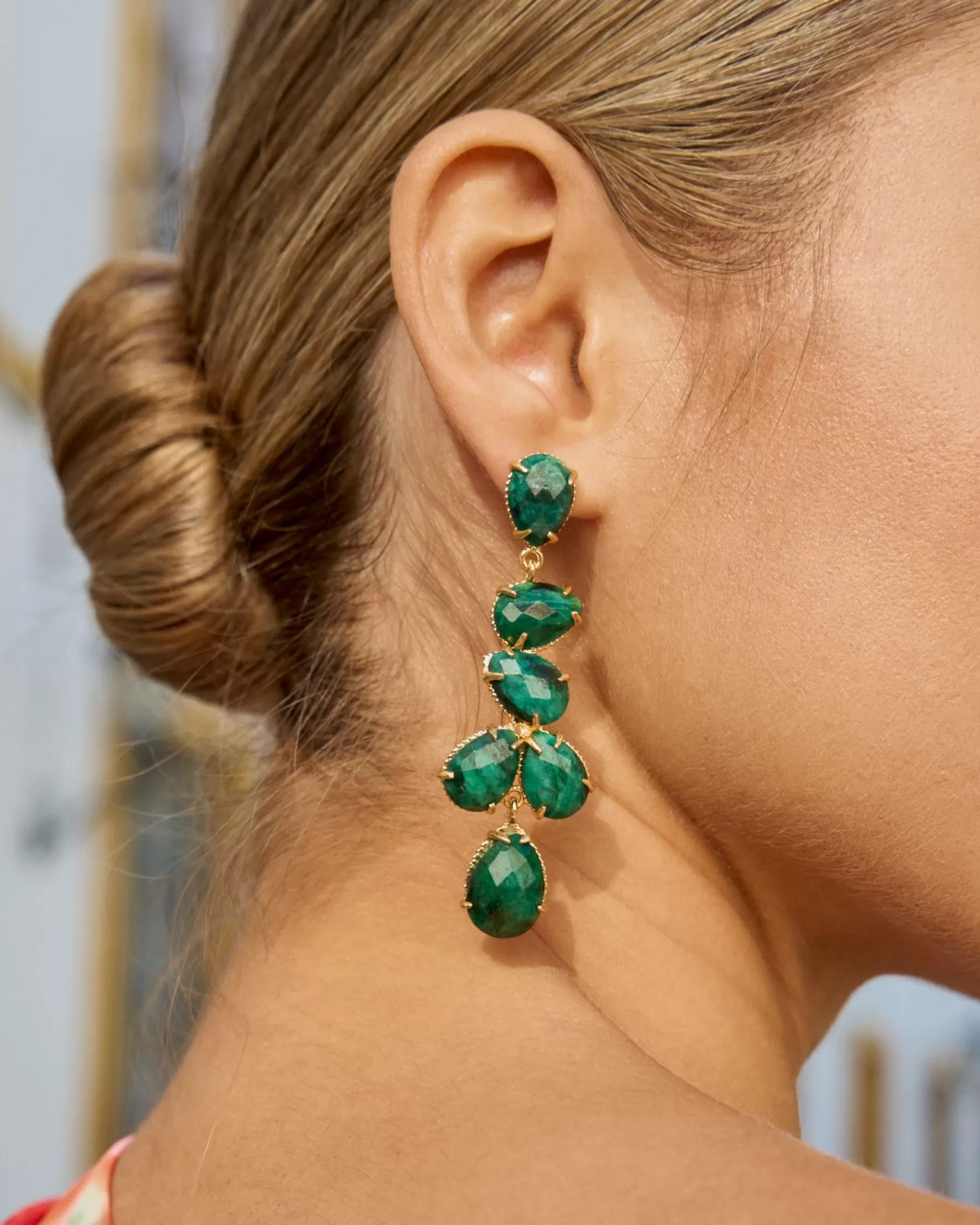 Miphai Pendientes Coria Verde Shop