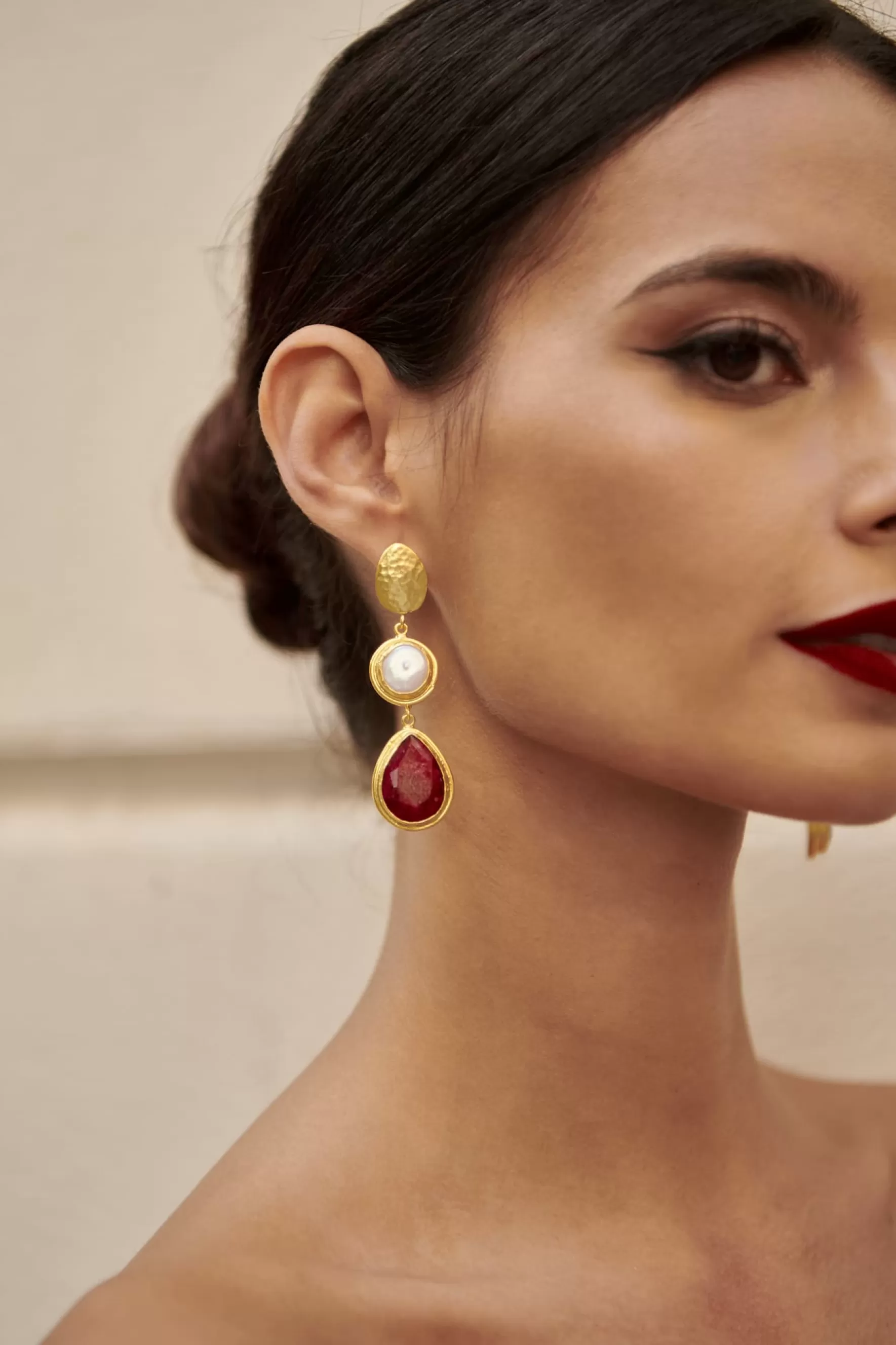 Miphai Pendientes Nilo Buganvilla Sale