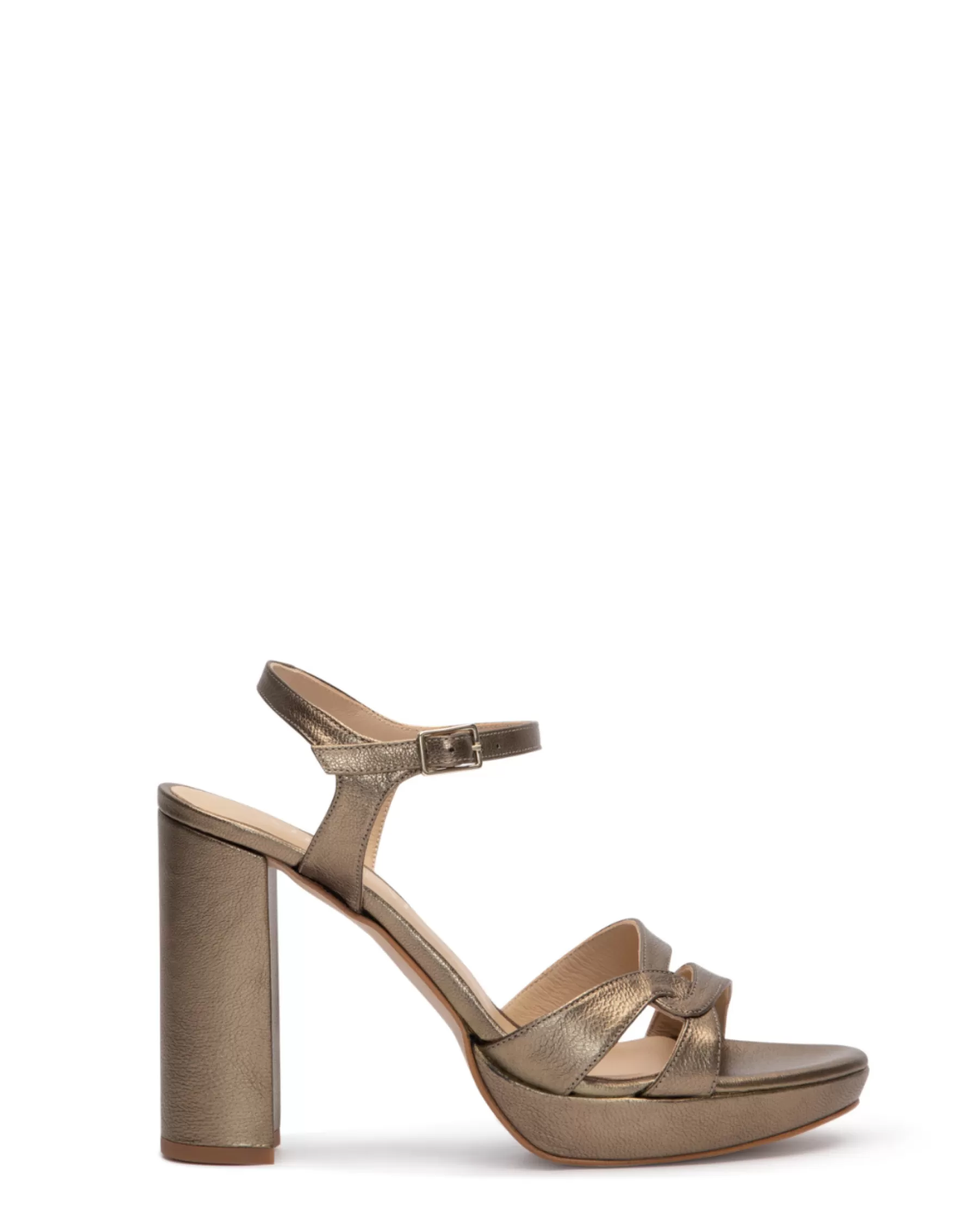 Miphai Sandalias Lauren de piel Bronce New