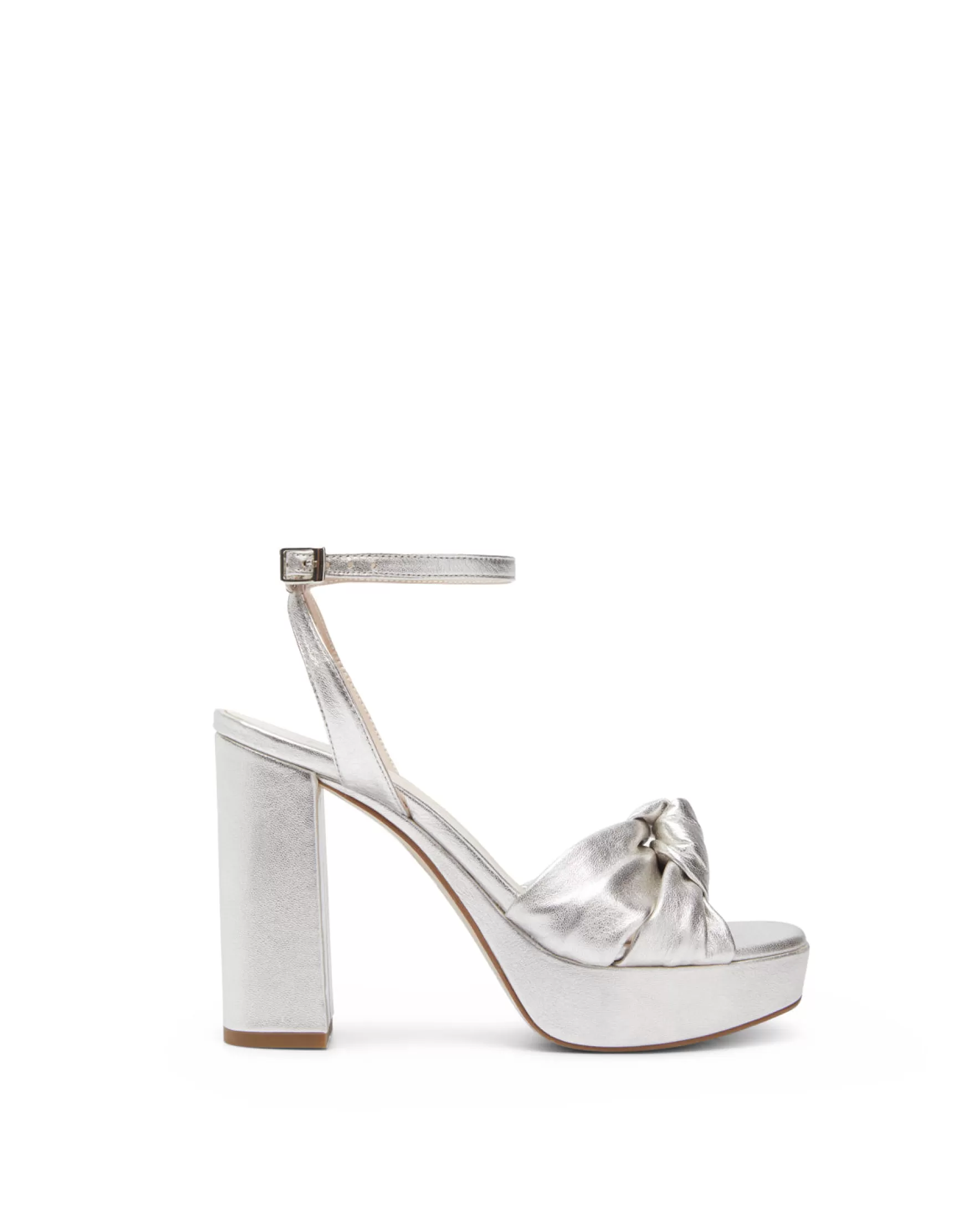 Miphai Sandalias Túnez de piel Plata Sale