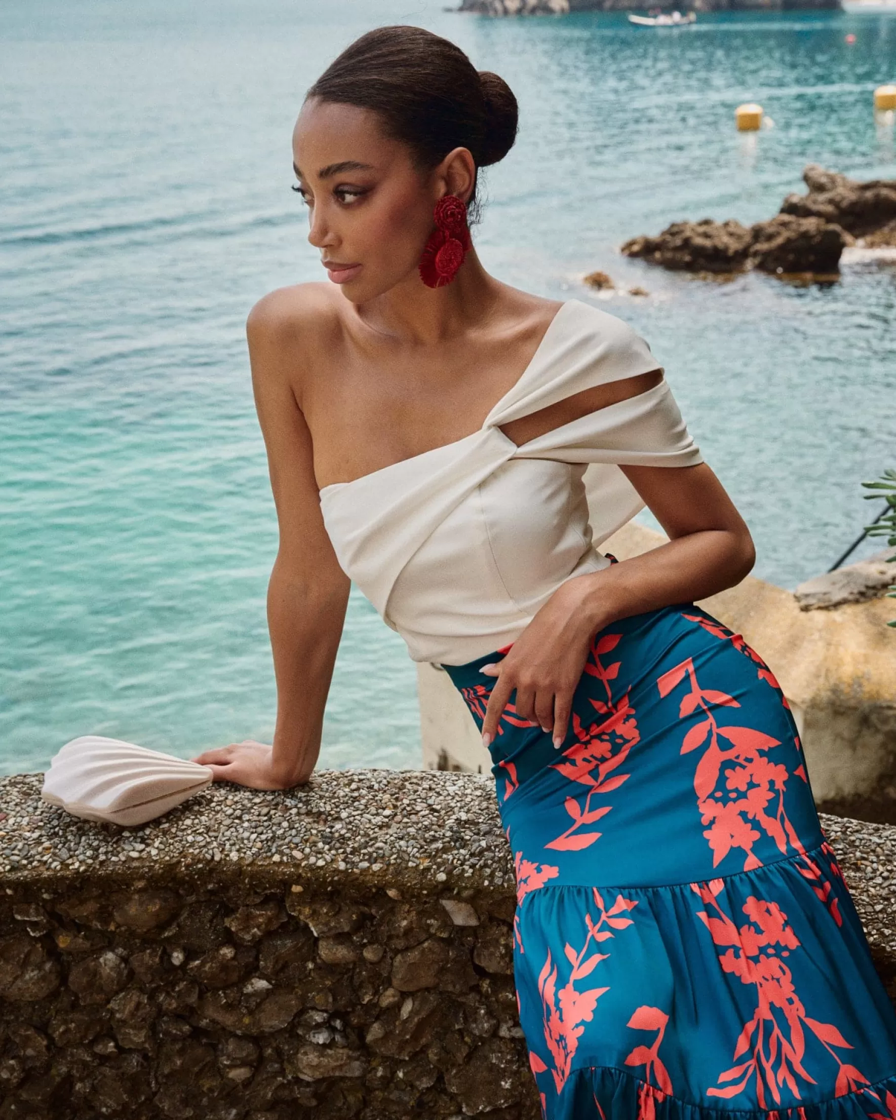 Miphai Top Asimétrico Gabi Blanco Outlet