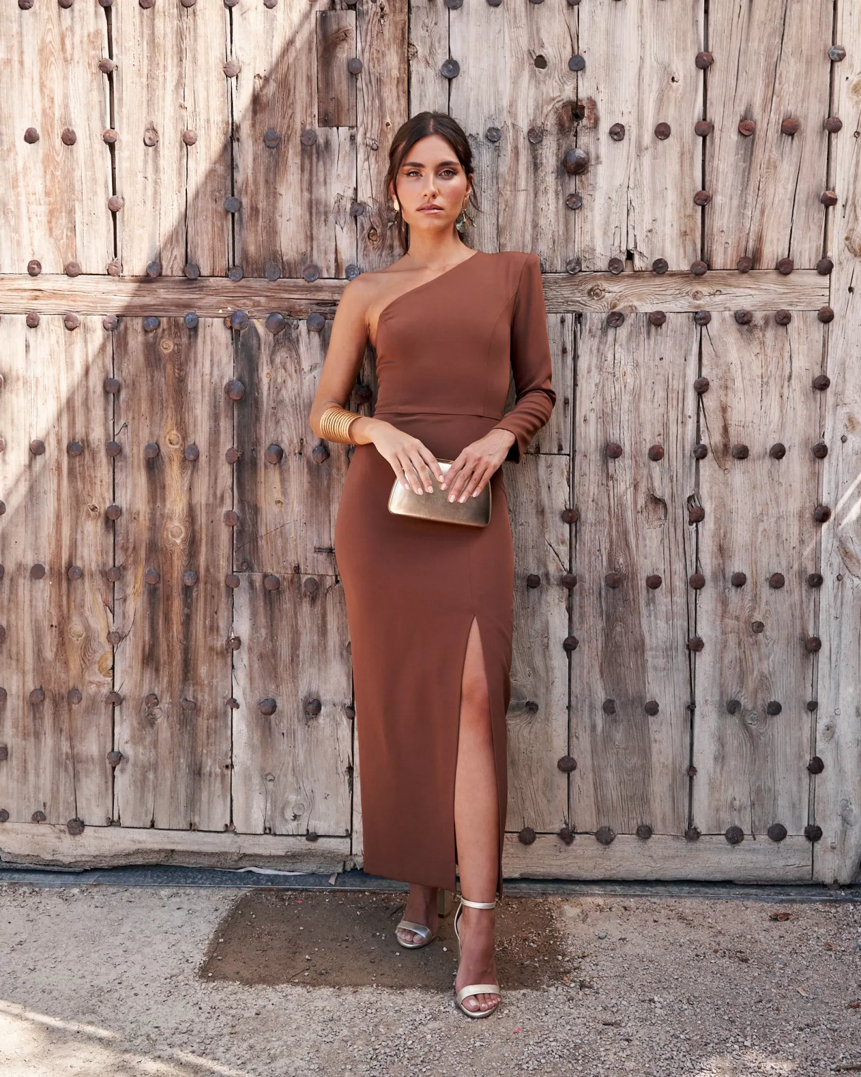 Miphai Vestido Chiara Marrón Best Sale