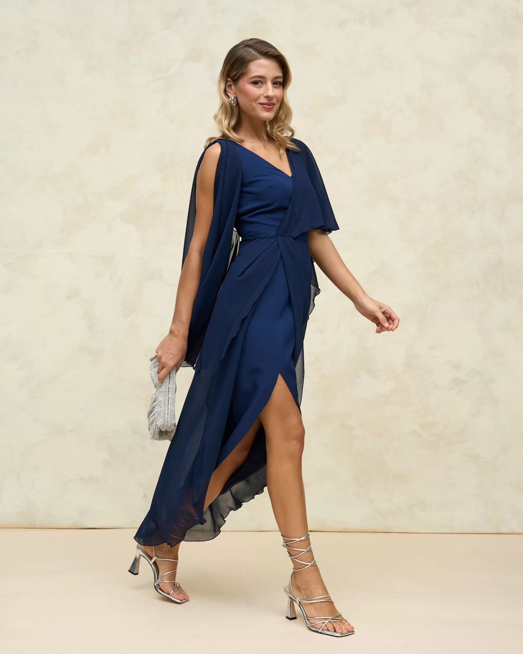 Miphai Vestido Grecia Marino Outlet