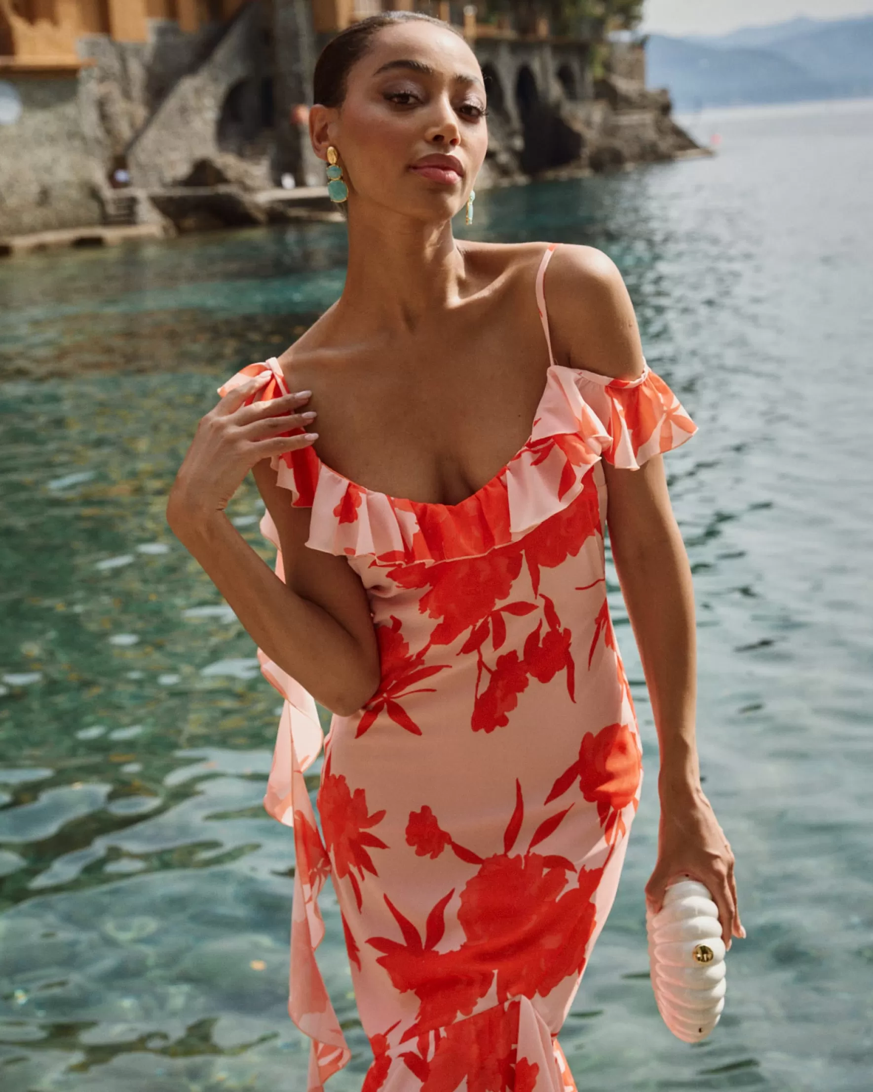 Miphai Vestido Hanna Naranja Online
