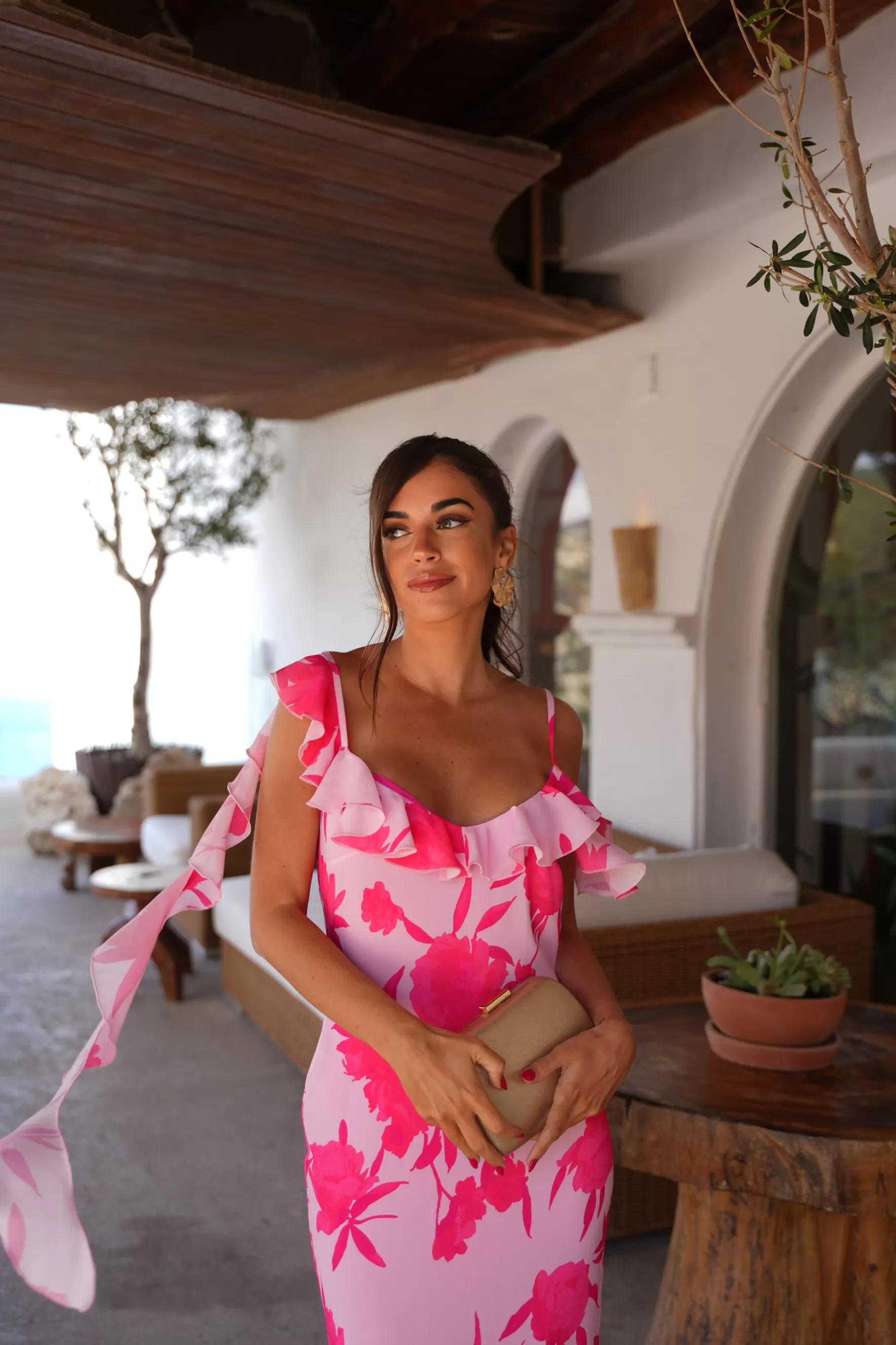 Miphai Vestido Hanna Rosa Online