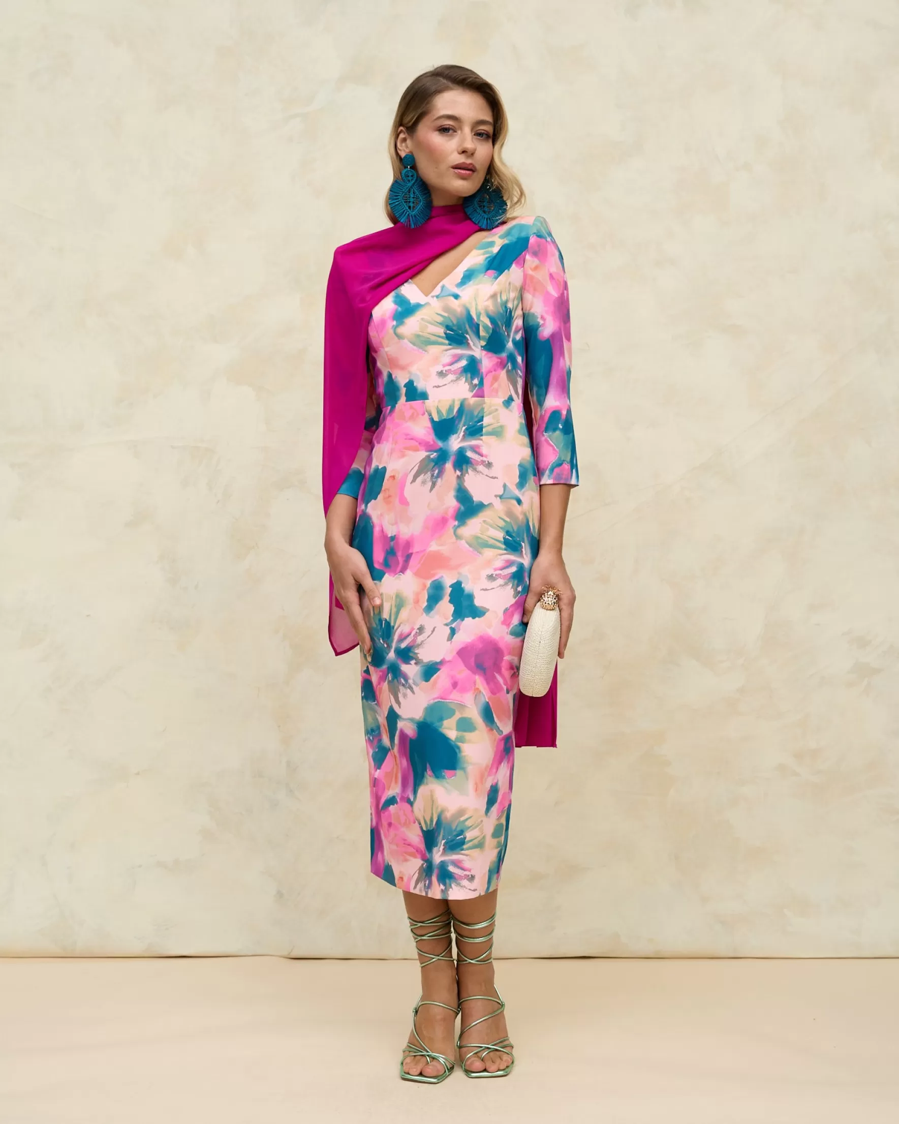 Miphai Vestido Marina Estampado Sale