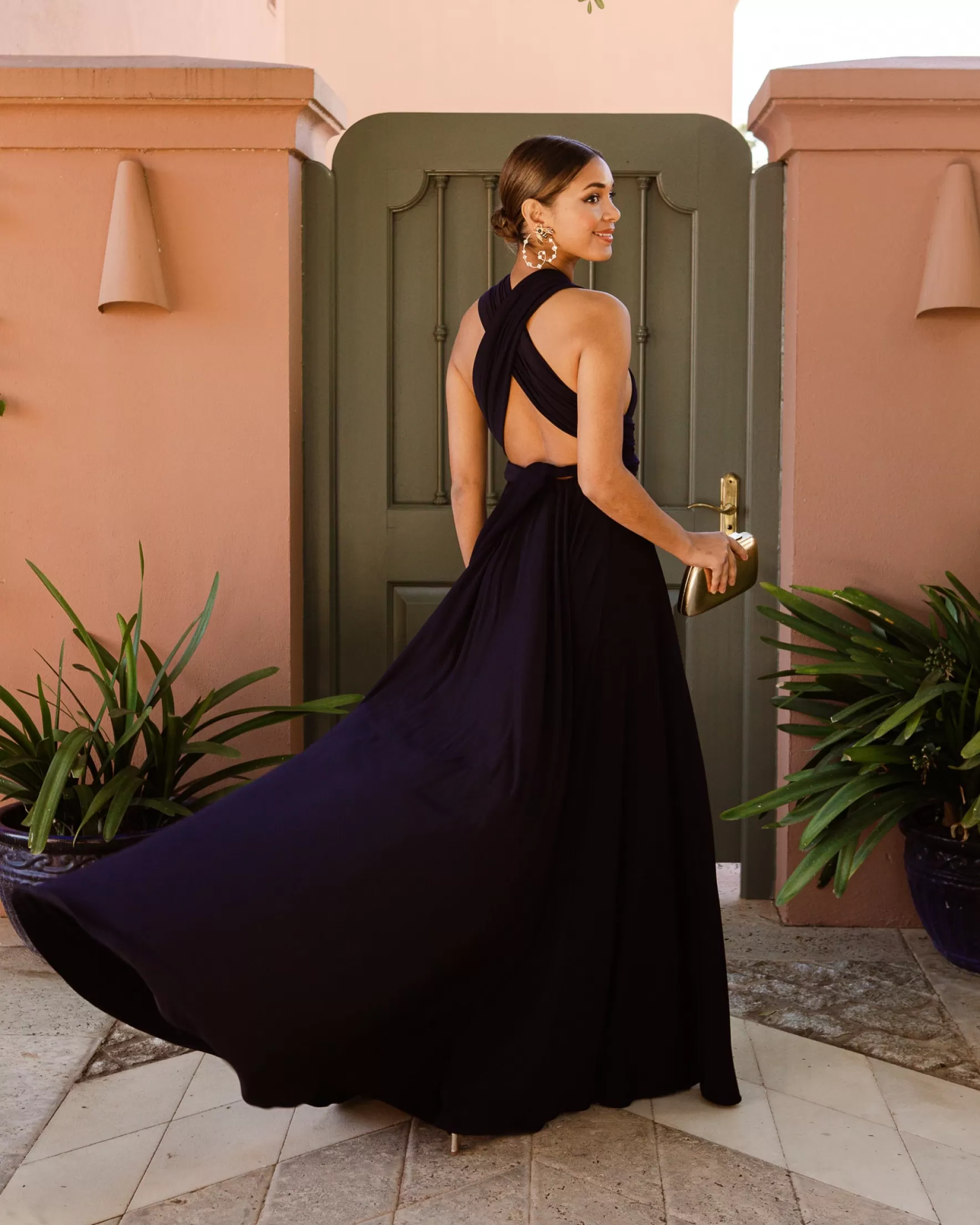 Miphai Vestido Multiposición Afrodita Marino Cheap