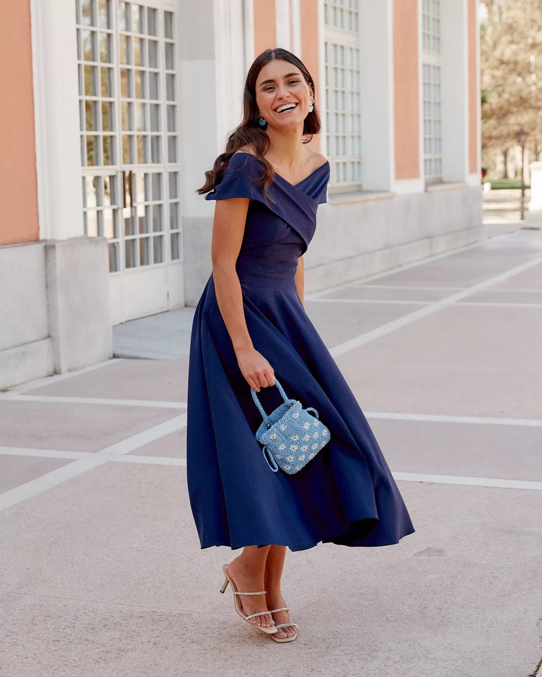 Miphai Vestido Musca Marino Clearance