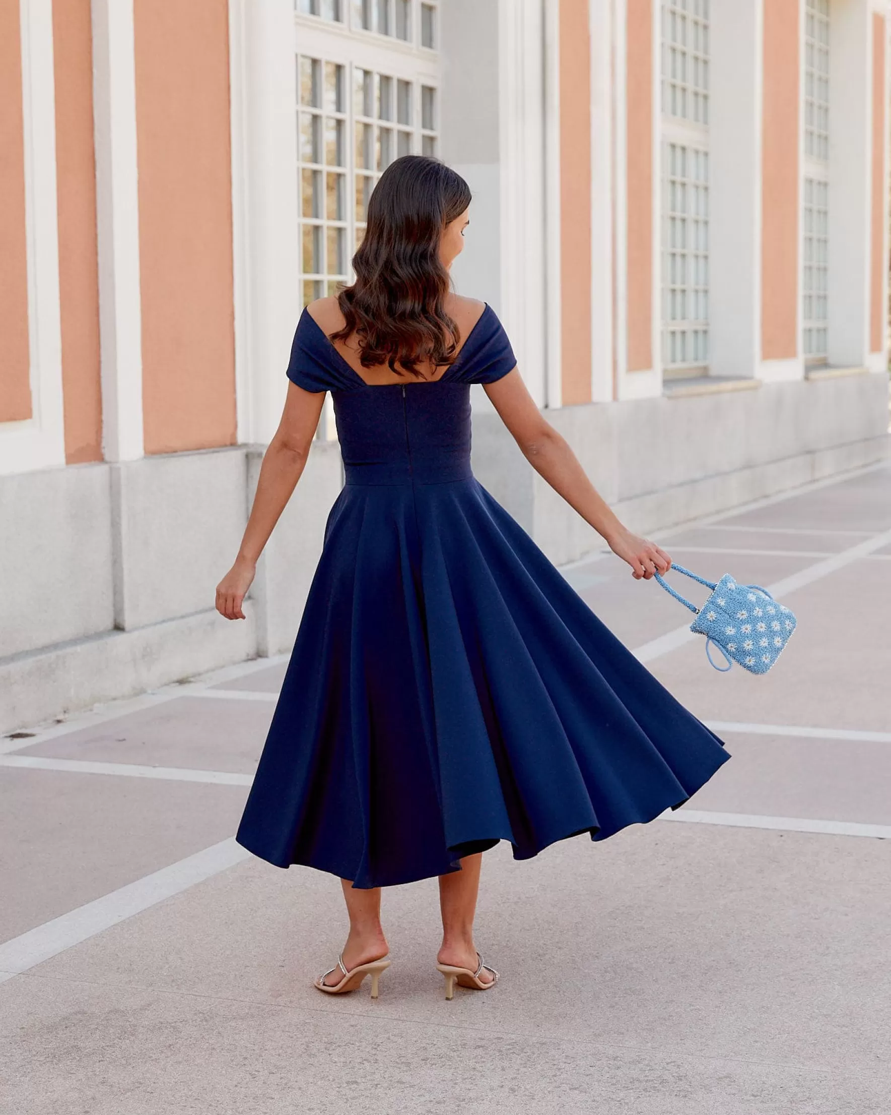 Miphai Vestido Musca Marino Clearance