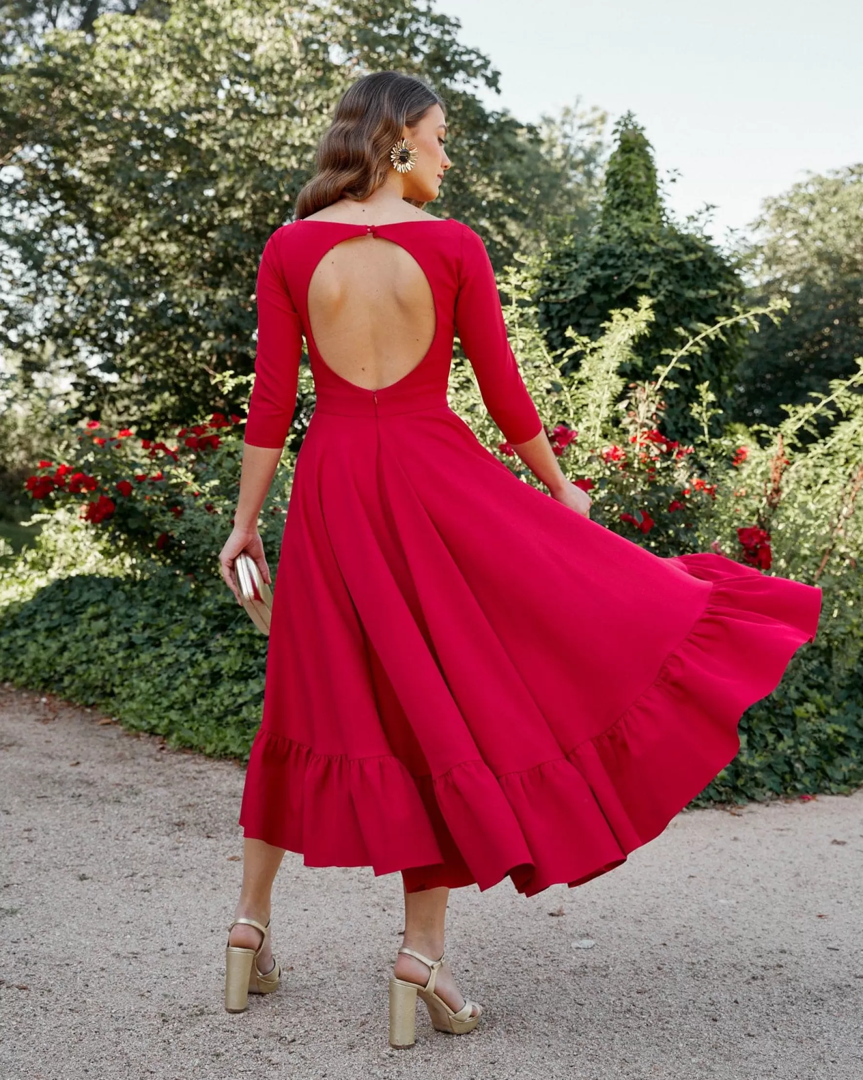 Miphai Vestido París Rojo Cheap