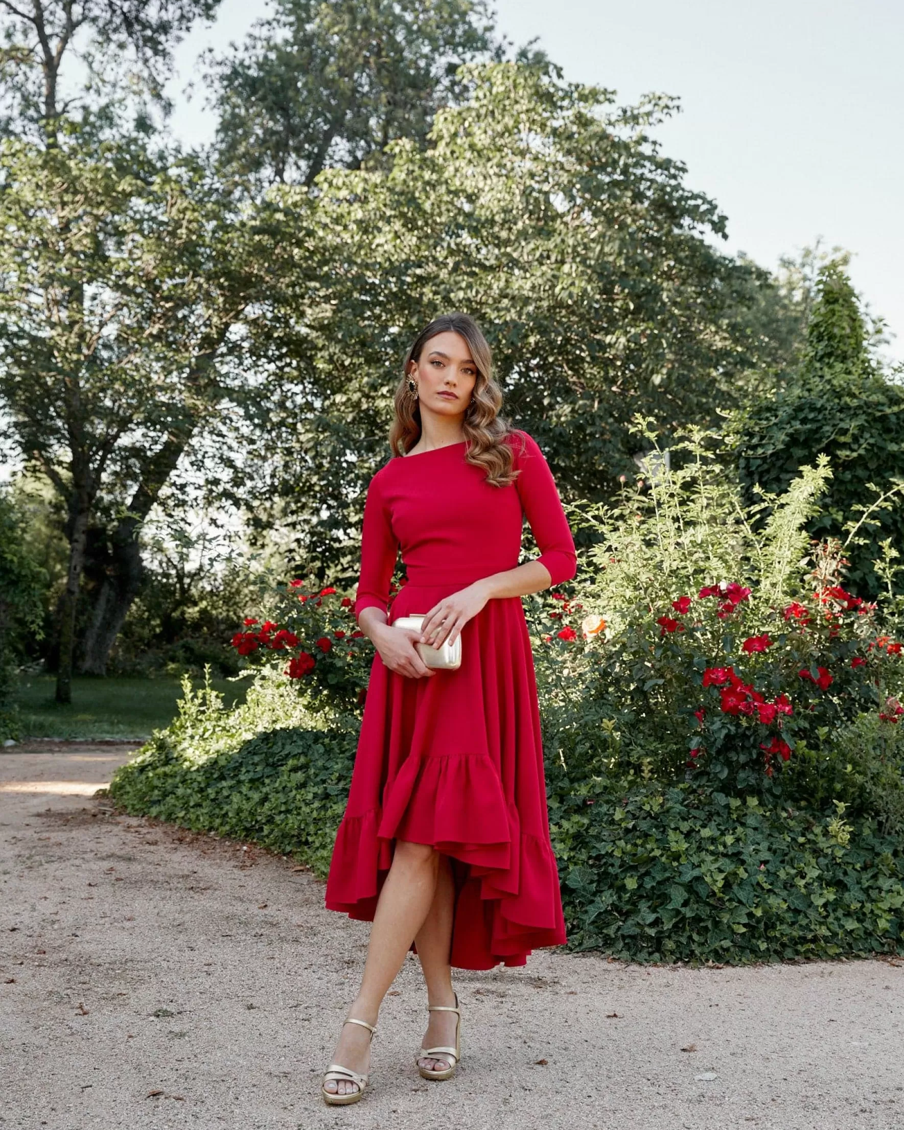 Miphai Vestido París Rojo Cheap