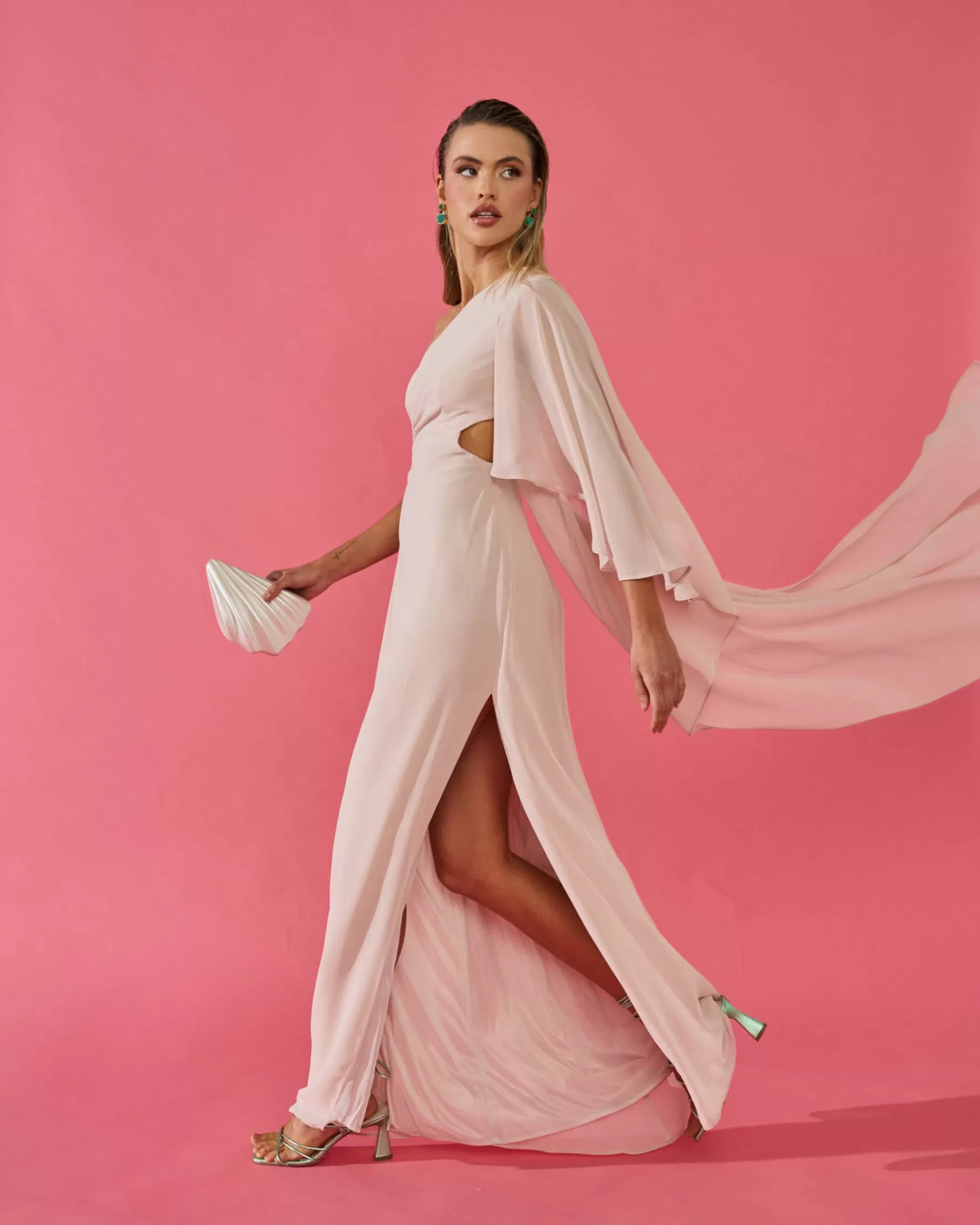 Miphai Vestido Valentina Nude Clearance