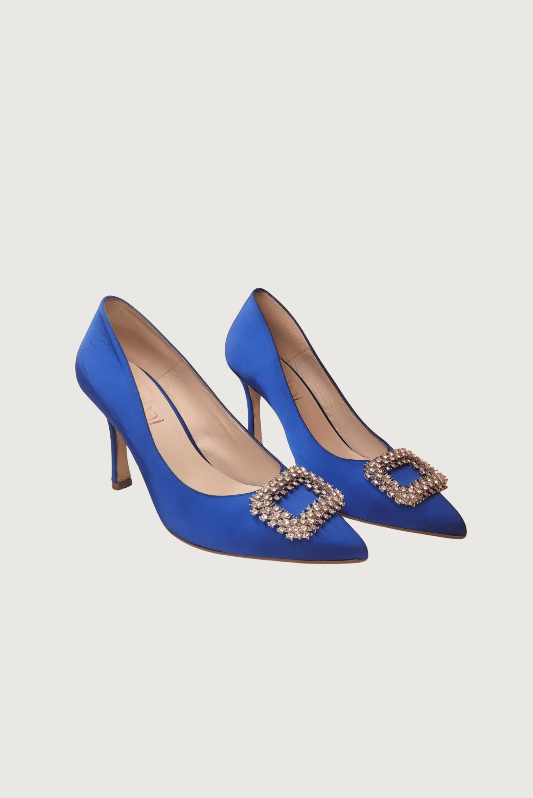 Miphai Zapatos de Salón Kiara Azul Eléctrico Discount