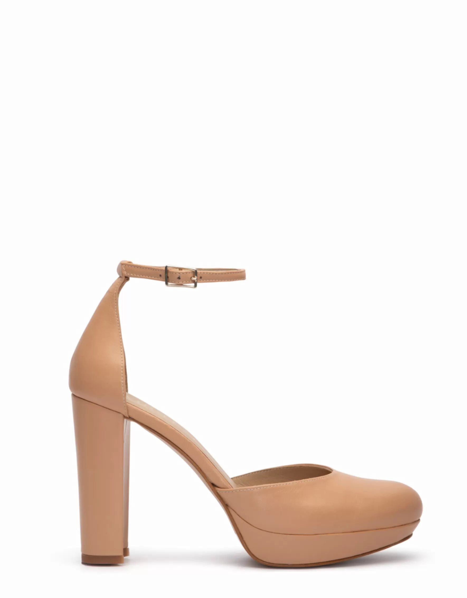 Miphai Zapatos de tacón Grace de piel Nude Shop